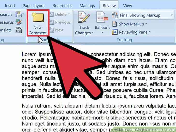 Image intitulée Ajouter des Annotations dans Word à l